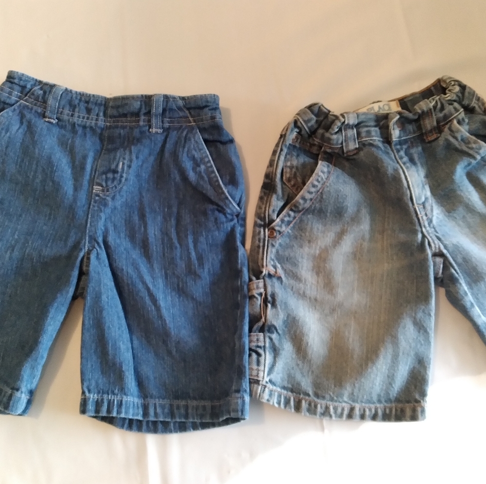 Boys Size 5 Jean Shorts by  Garanimals. Darker pair available.